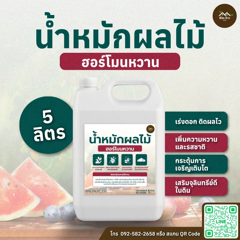 น้ำหมักผลไม้ ฮอร์โมนหวาน