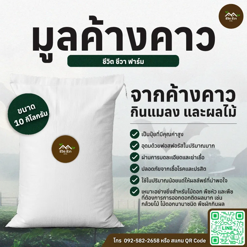 มูลค้างคาว กระสอบ