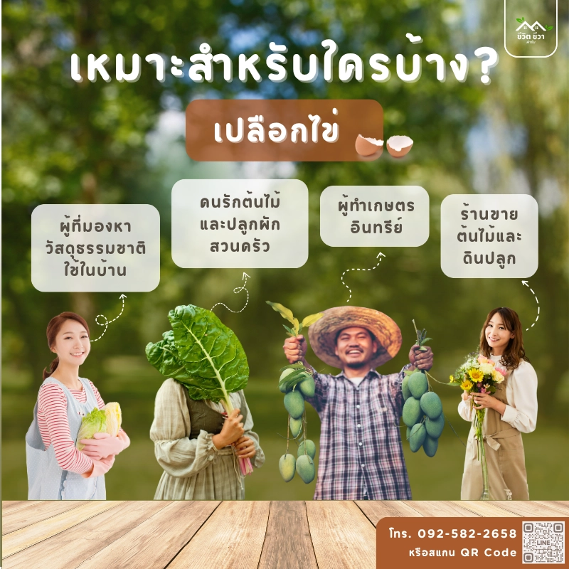 เปลือกไข่เหมาะกับใครบ้าง
